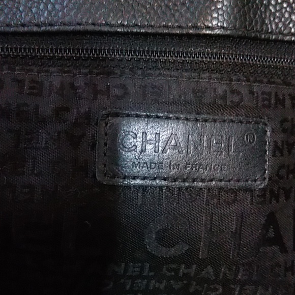 Authentic Chanel Tote Shoulder Bag Caviar skin - Picture 6 of 8